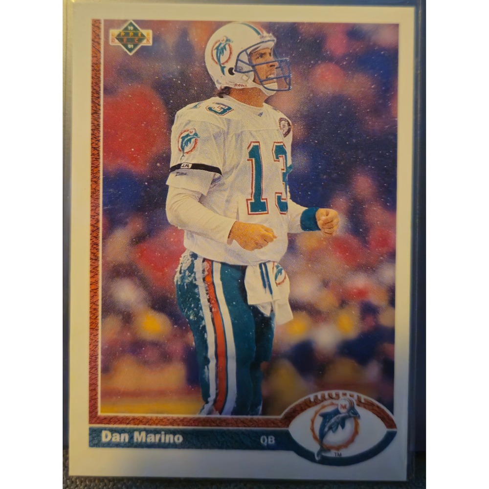 Upper Deck Dan Marino Football Card Miami Dolphins Quarterback #13